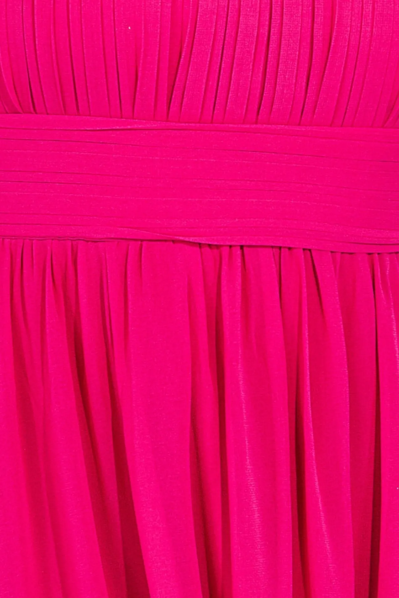 Women * Bridesmaids Chiffon Maxi Dress - Hot Pink