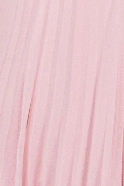 Women * Bardot Chiffon Pleated Maxi