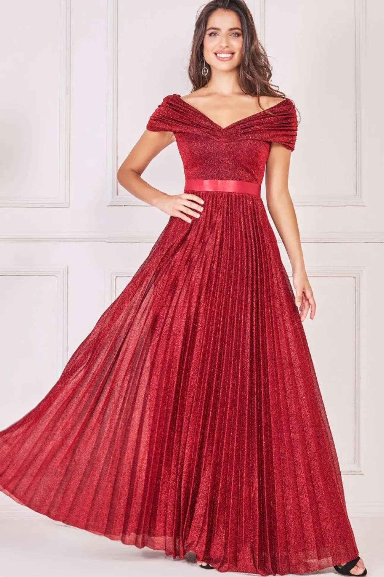 Women * Bardot Pleated Skirt Maxi