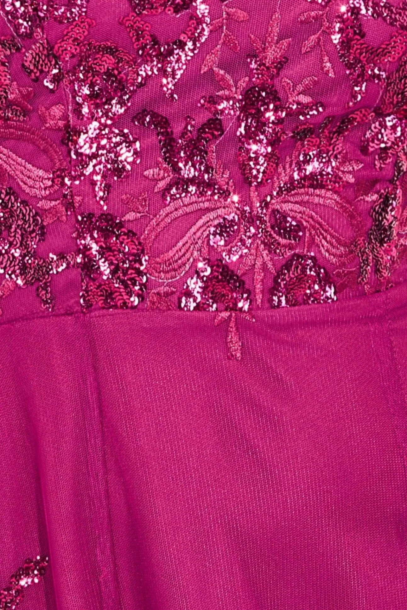 Women * Bardot Sequin & Lace High Low Midi