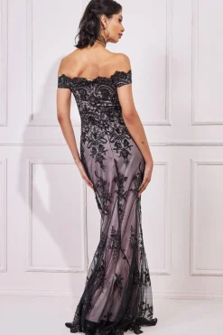 Women * Bardot Sequin Embroidered Maxi Dress