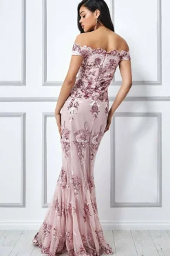 Women * Bardot Sequin Embroidered Maxi Dress