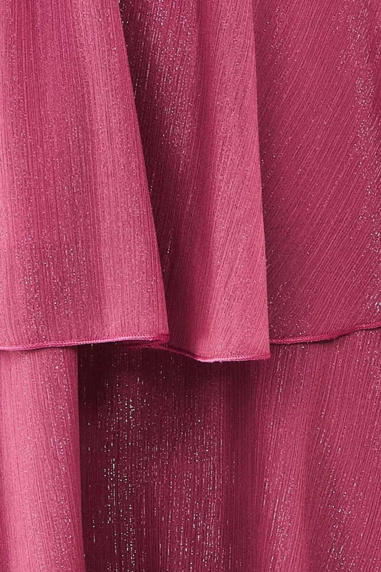 Women * Chiffon Layered Flutter Sleeve Midi Dress