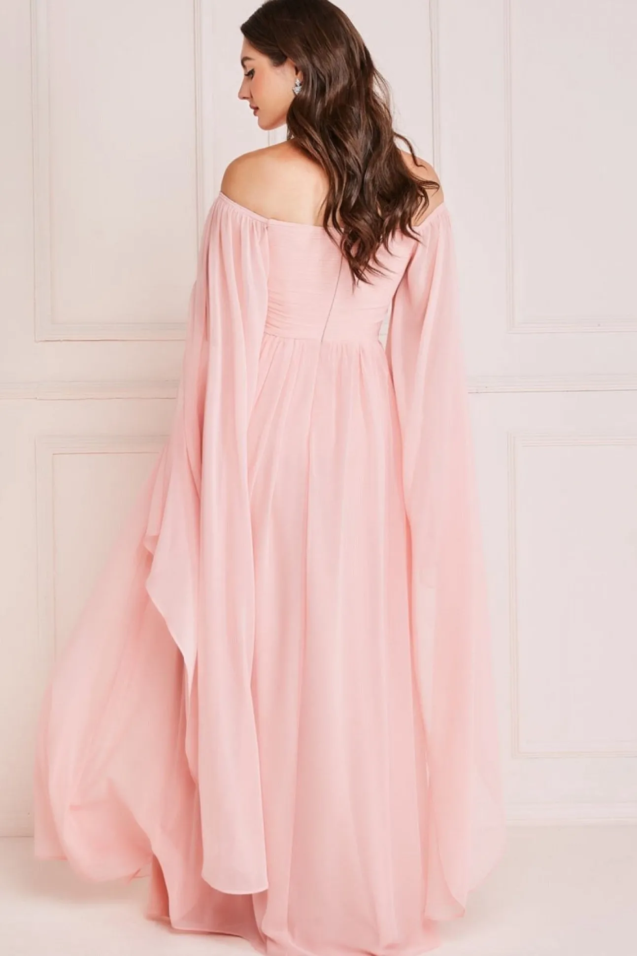 Women * Chiffon Off The Shoulder Maxi With Wings