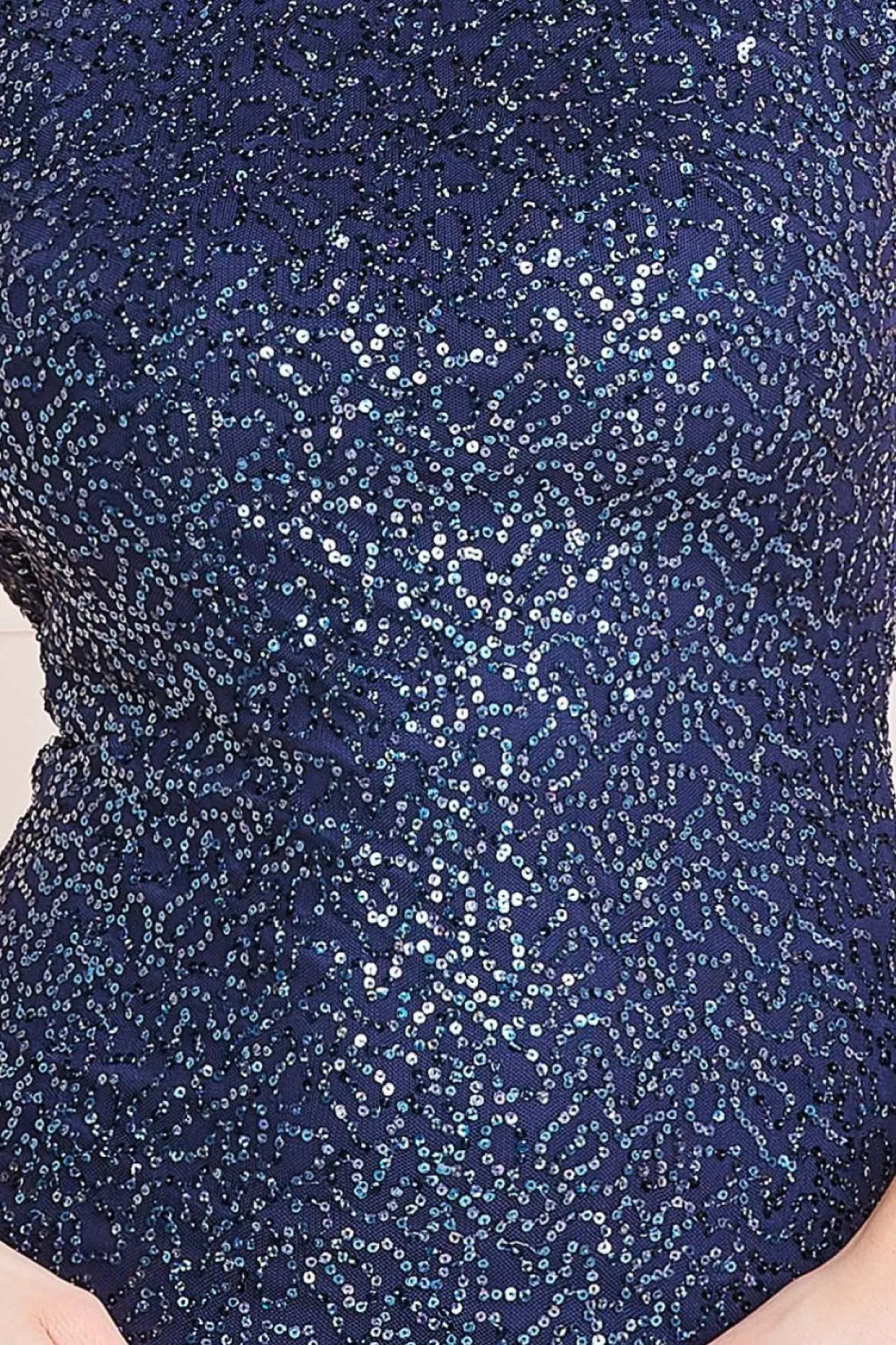 Women * Cowl Back Sequin Maxi