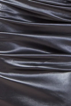Women * Cut Out Faux Leather Mini Dress