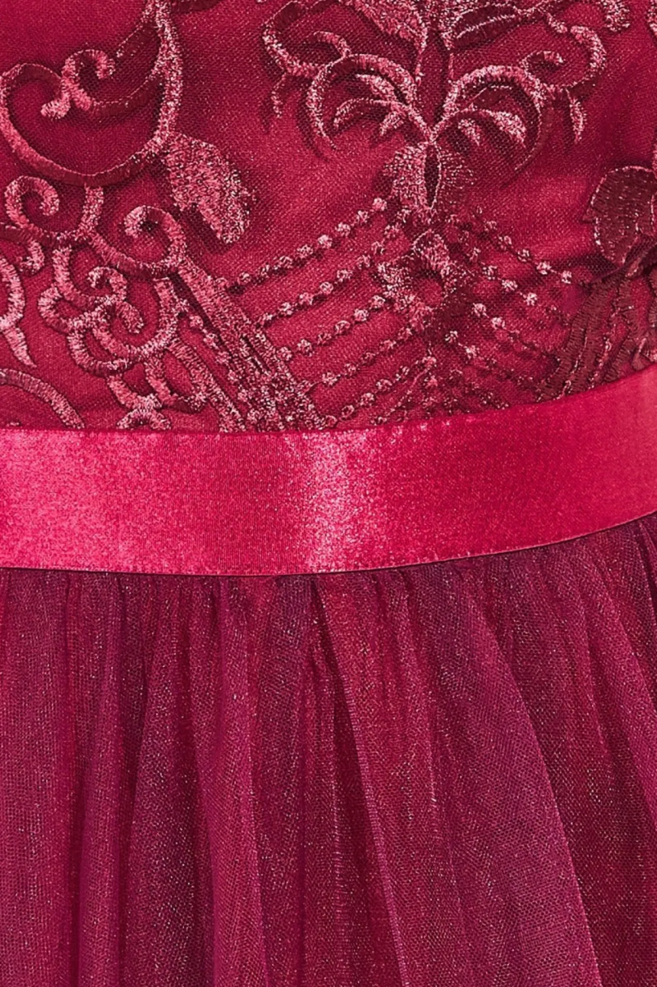 Women * Embroidered Mesh Maxi Dress