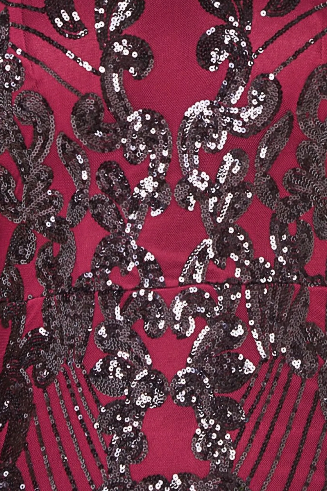 Women * Embroidered Sequin Beaded Cap Sleeve Maxi