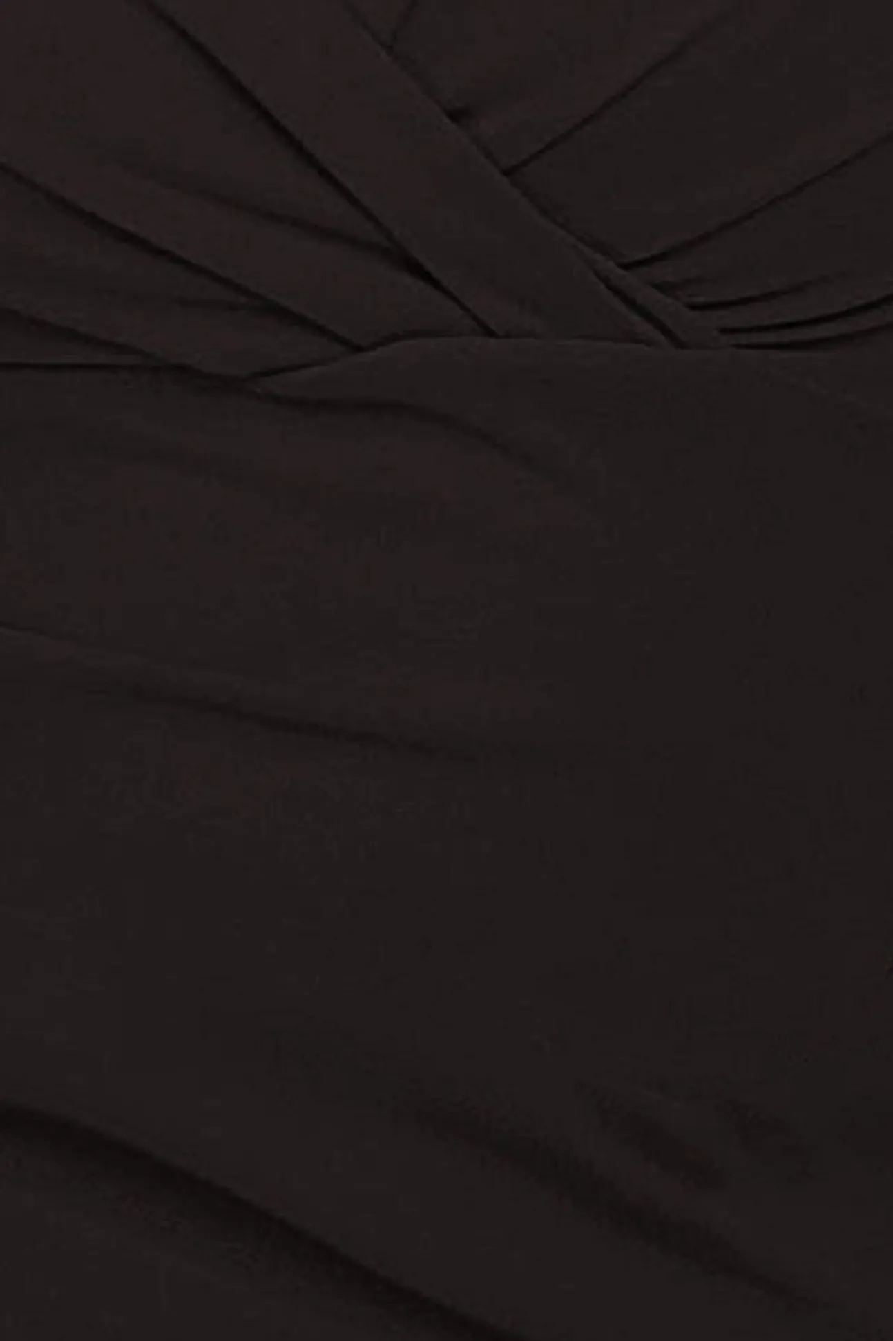 Women * Front Wrap Pleated Scuba Maxi Dress