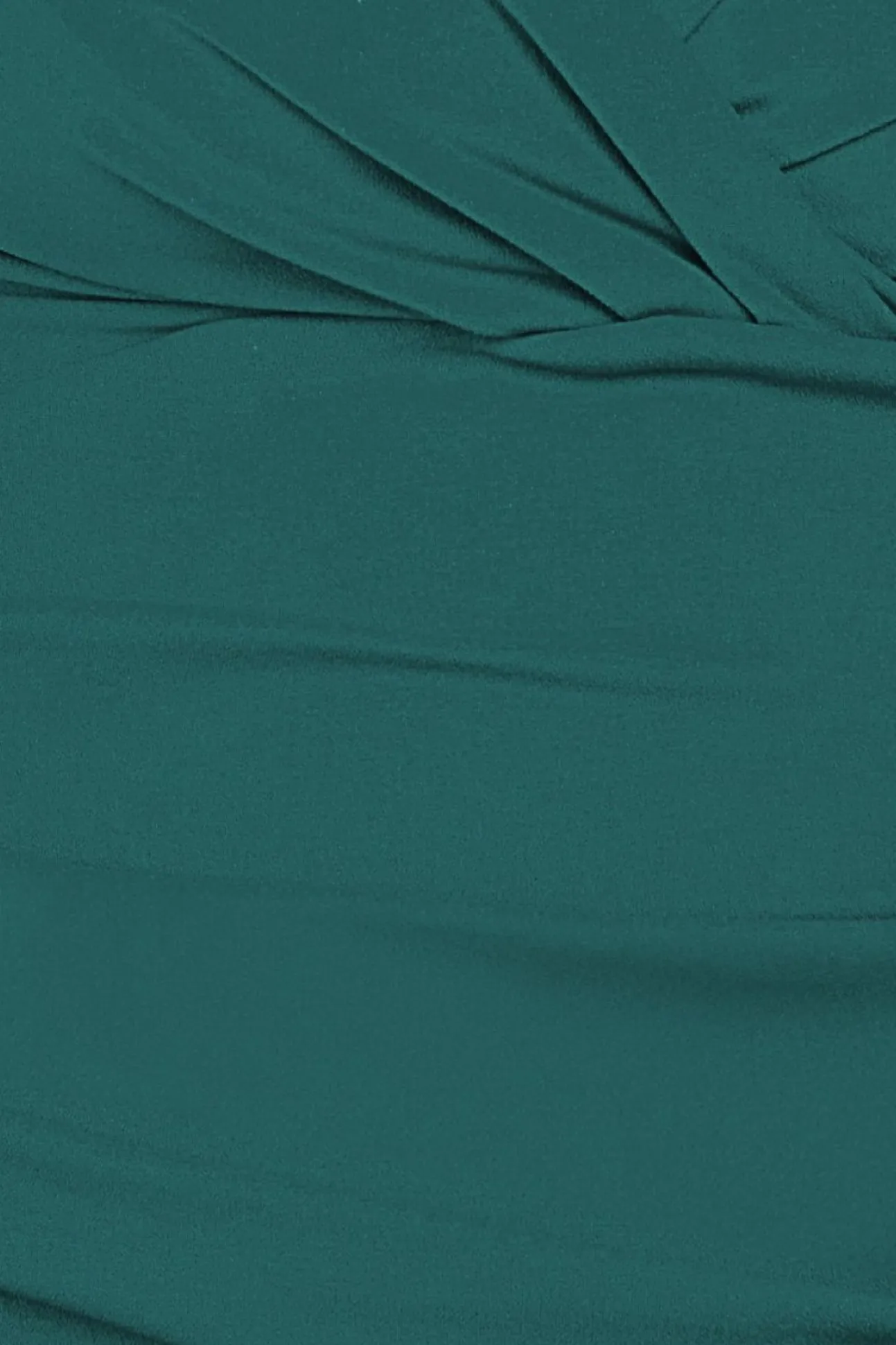 Women * Front Wrap Pleated Scuba Maxi Dress