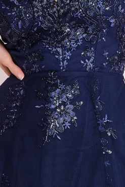 Women * High Low Scalloped Midi Dress
