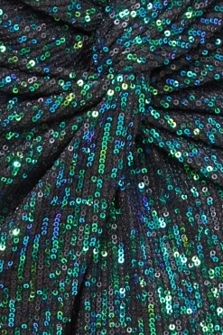 Women * Knot Front Sequin Midi Skirt