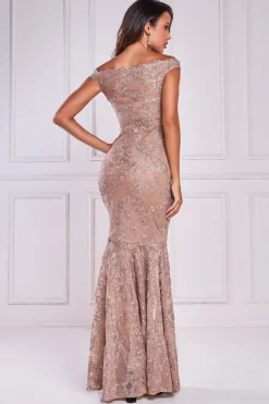 Women * Lace Scallop Edge Mermaid Maxi