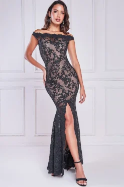 Women * Lace Scallop Edge Mermaid Maxi