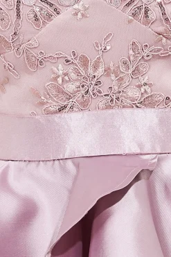 Women * Layered Frilled Midi Dress