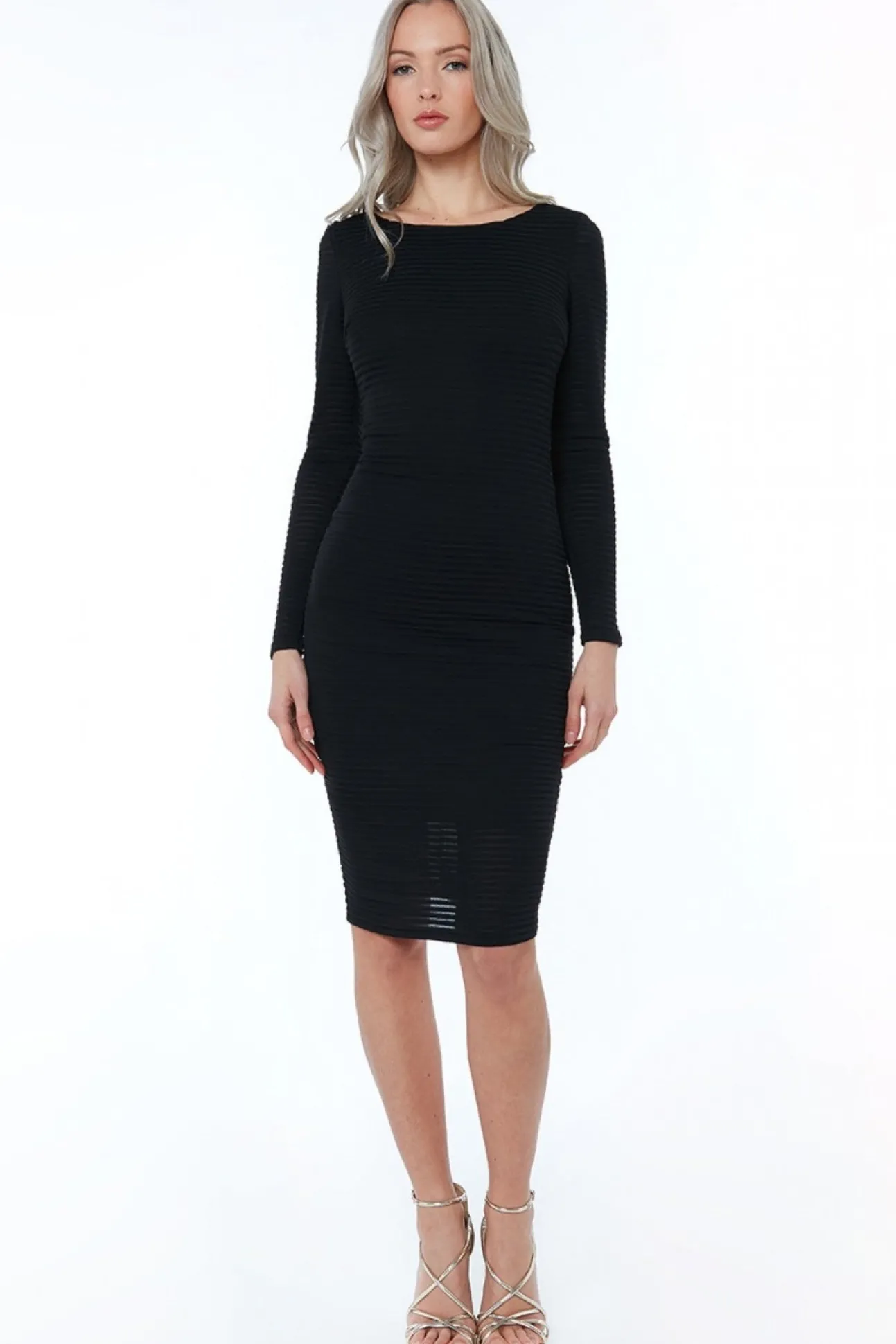 Women * Long Sleeve Bodycon Midi Dress
