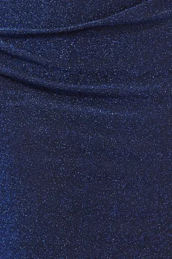 Women * Lurex Cowl Neck Off The Shoulder Midi