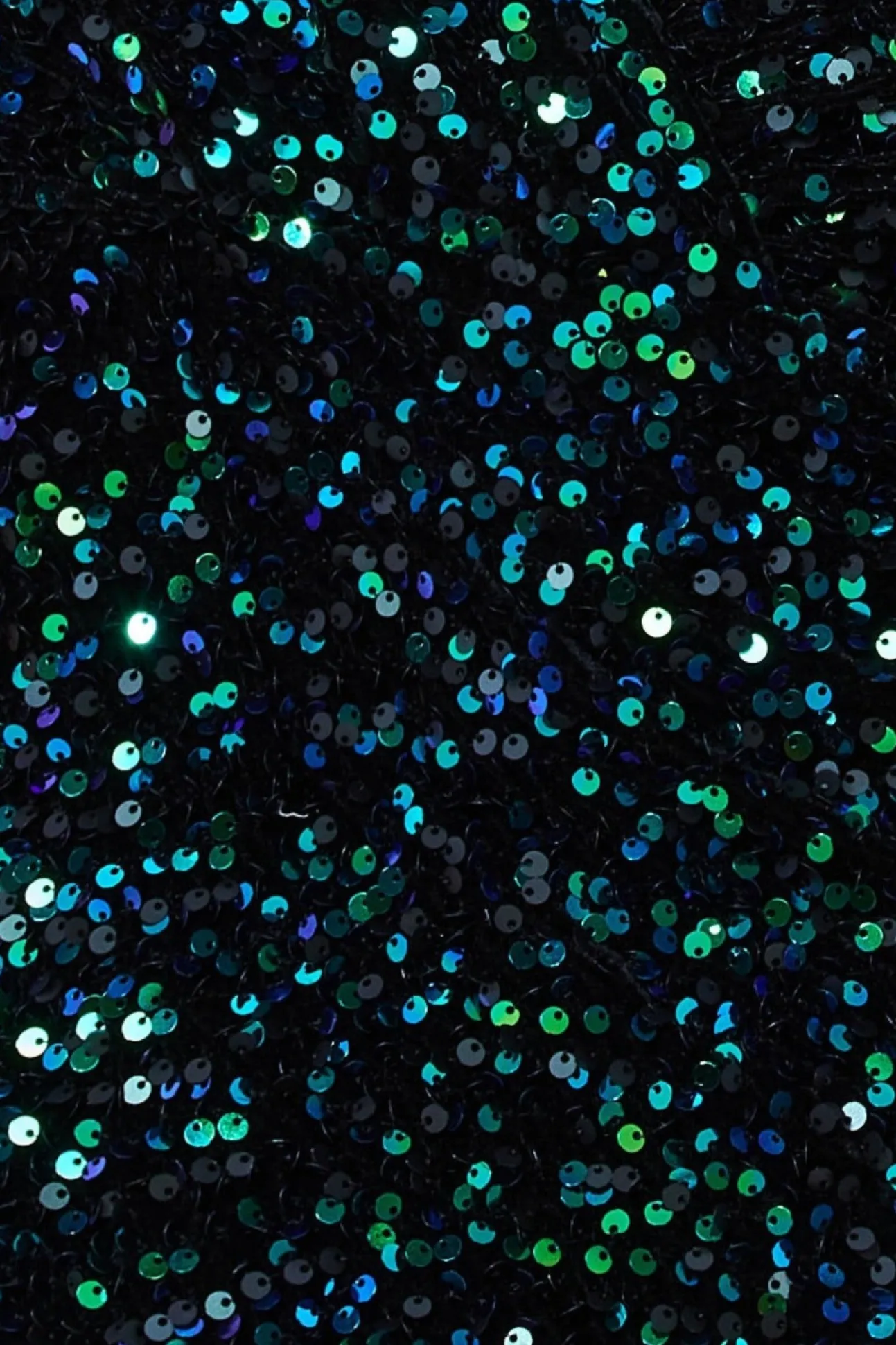 Women * Multi Sequin & Velvet Bardot Midi