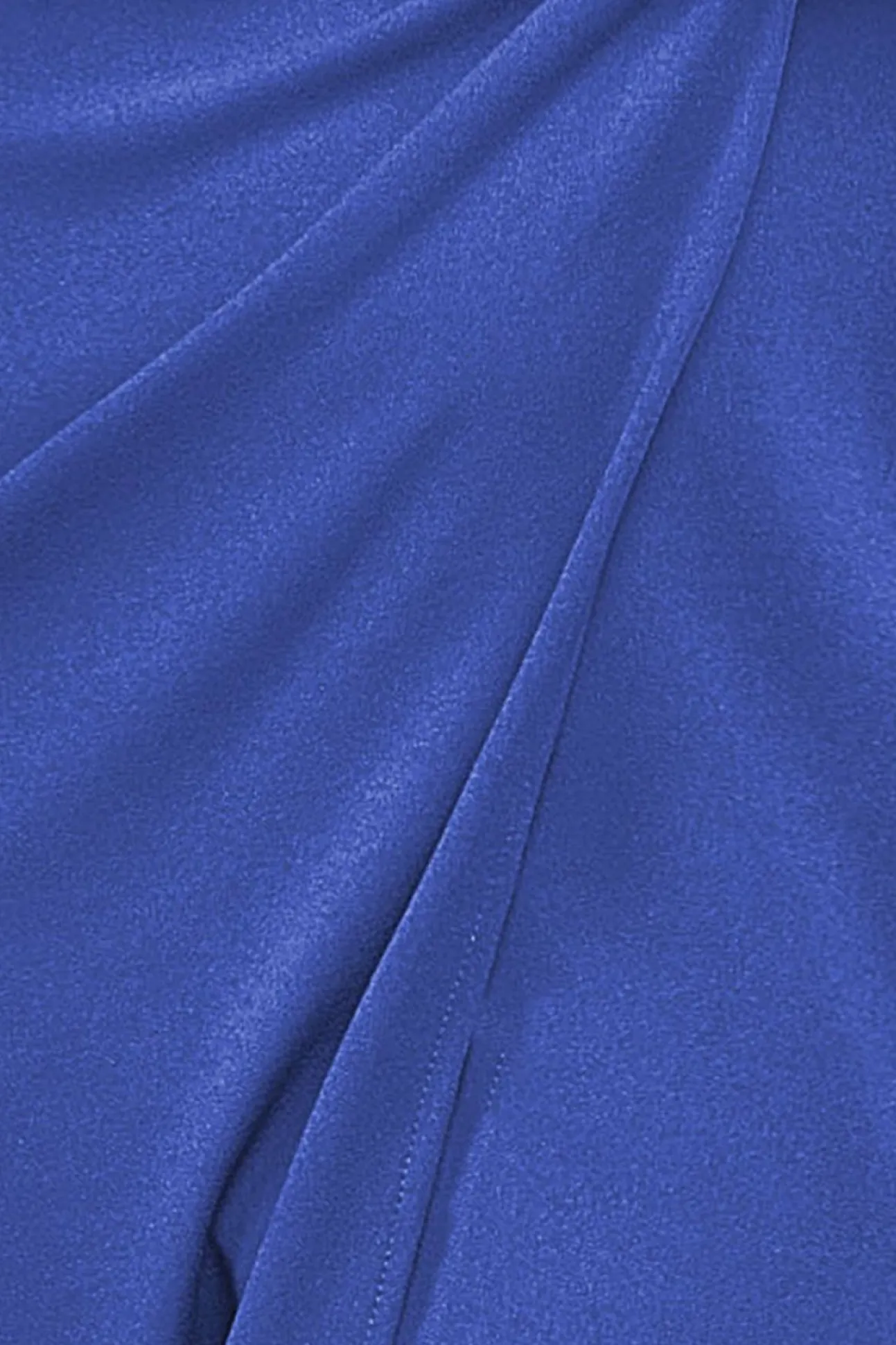 Women * Off The Shoulder Knot Front Maxi - Royal Blue