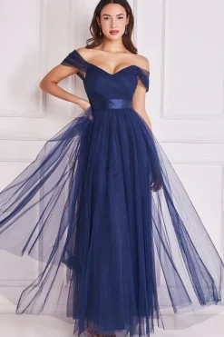 Women * Off The Shoulder Princess Maxi Dress