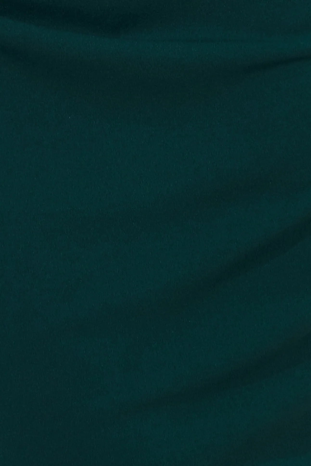 Women * One Shoulder Scuba Midi Dress Green