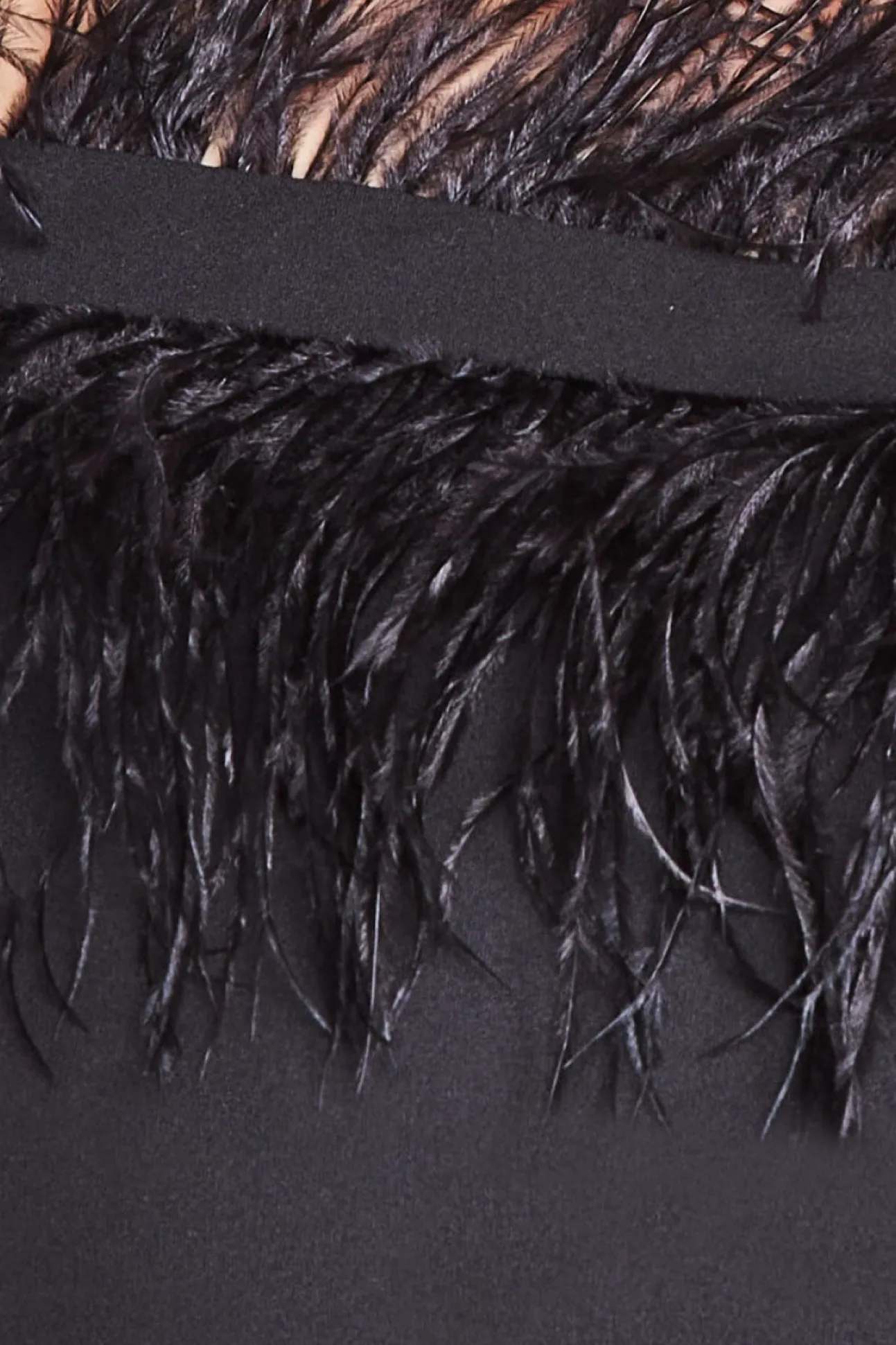 Women * Plus Off The Shoulder Feather Midi Dress