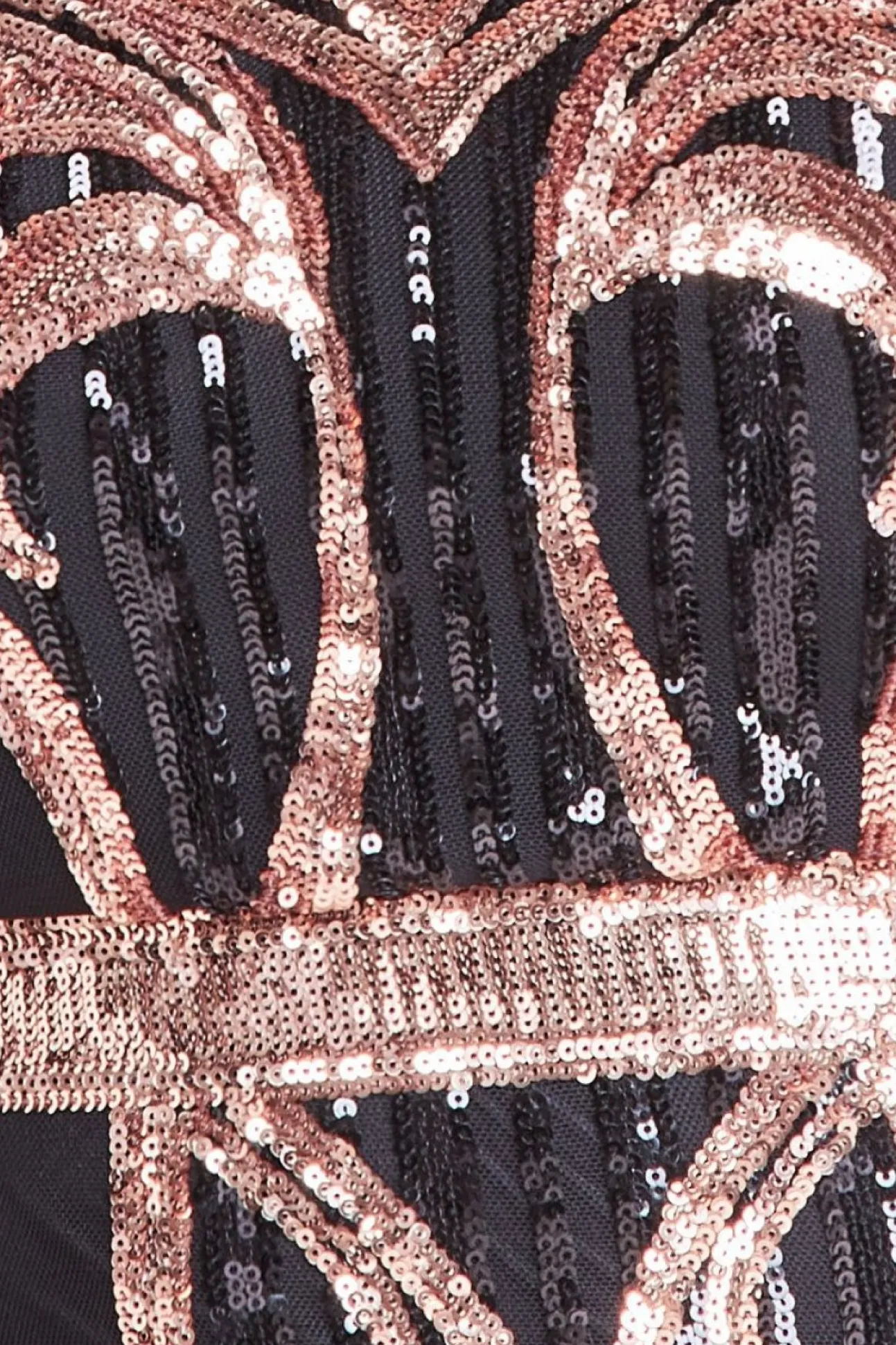 Women * Plus Sequin Mesh V Neck Midi