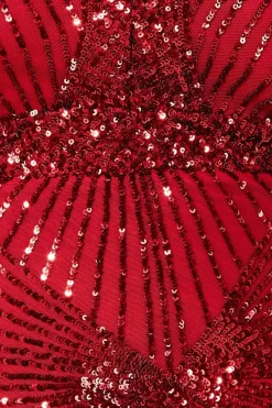 Women * Plus Starburst Sequin Maxi Dress