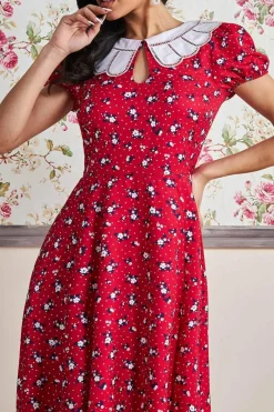 Women * Printed Midi With Front Split