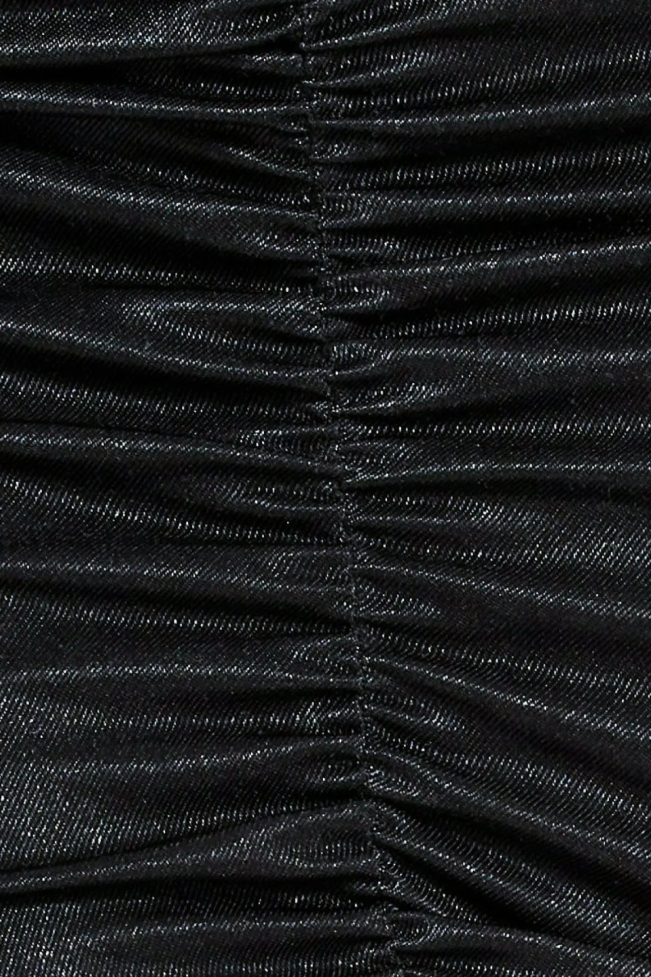 Women * Ruched Satin Mini Skirt