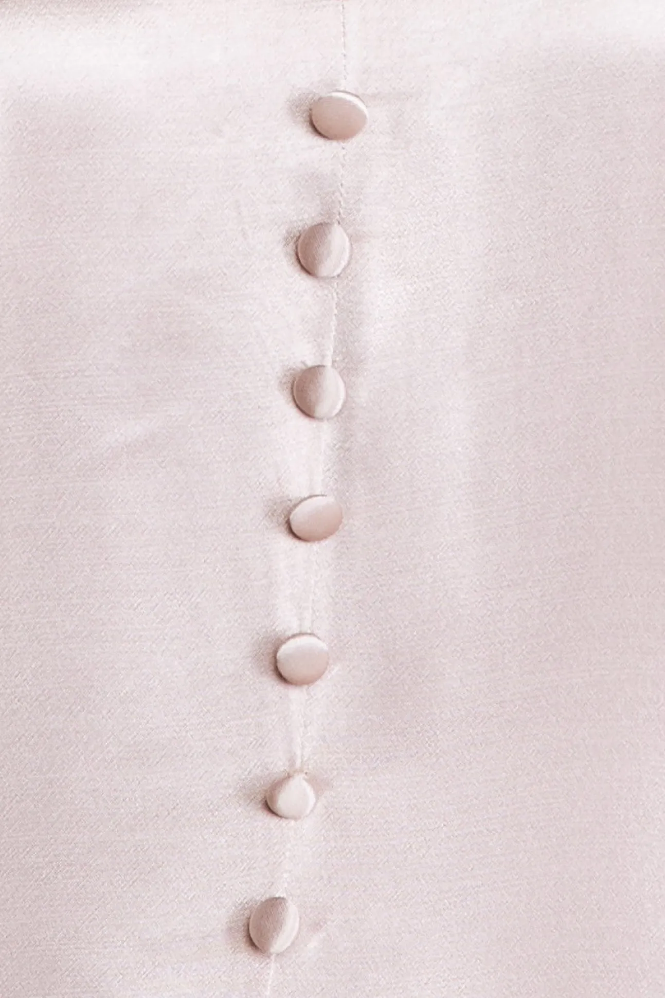 Women * Satin Viscose Front Buttoned Dipped Hem