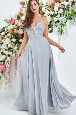 Women * Scallop Lace Chiffon Maxi
