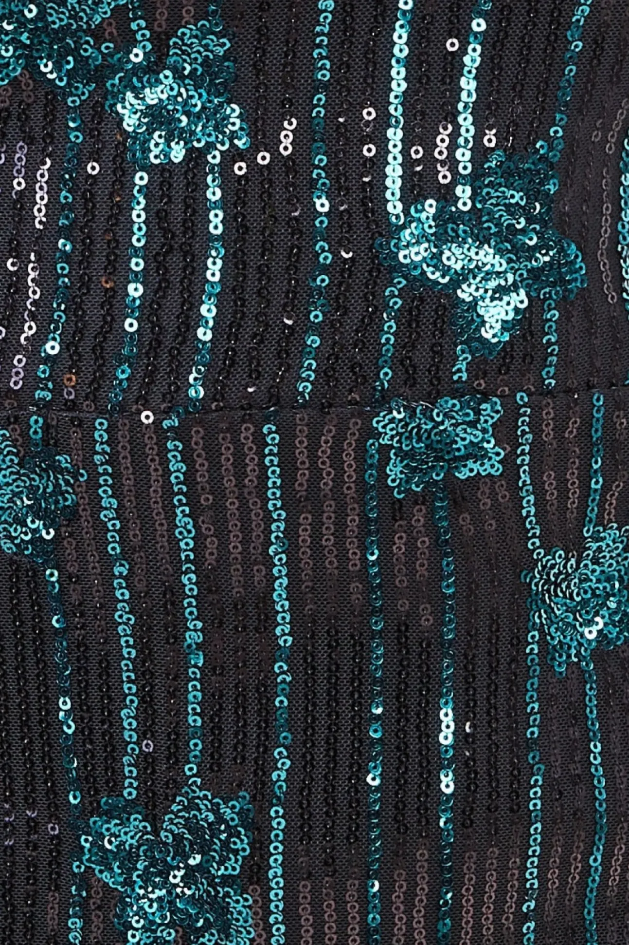 Women * Sequin And Feather Boobtube Midi Green