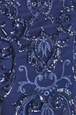 Women * Sequin Cowl Back Maxi