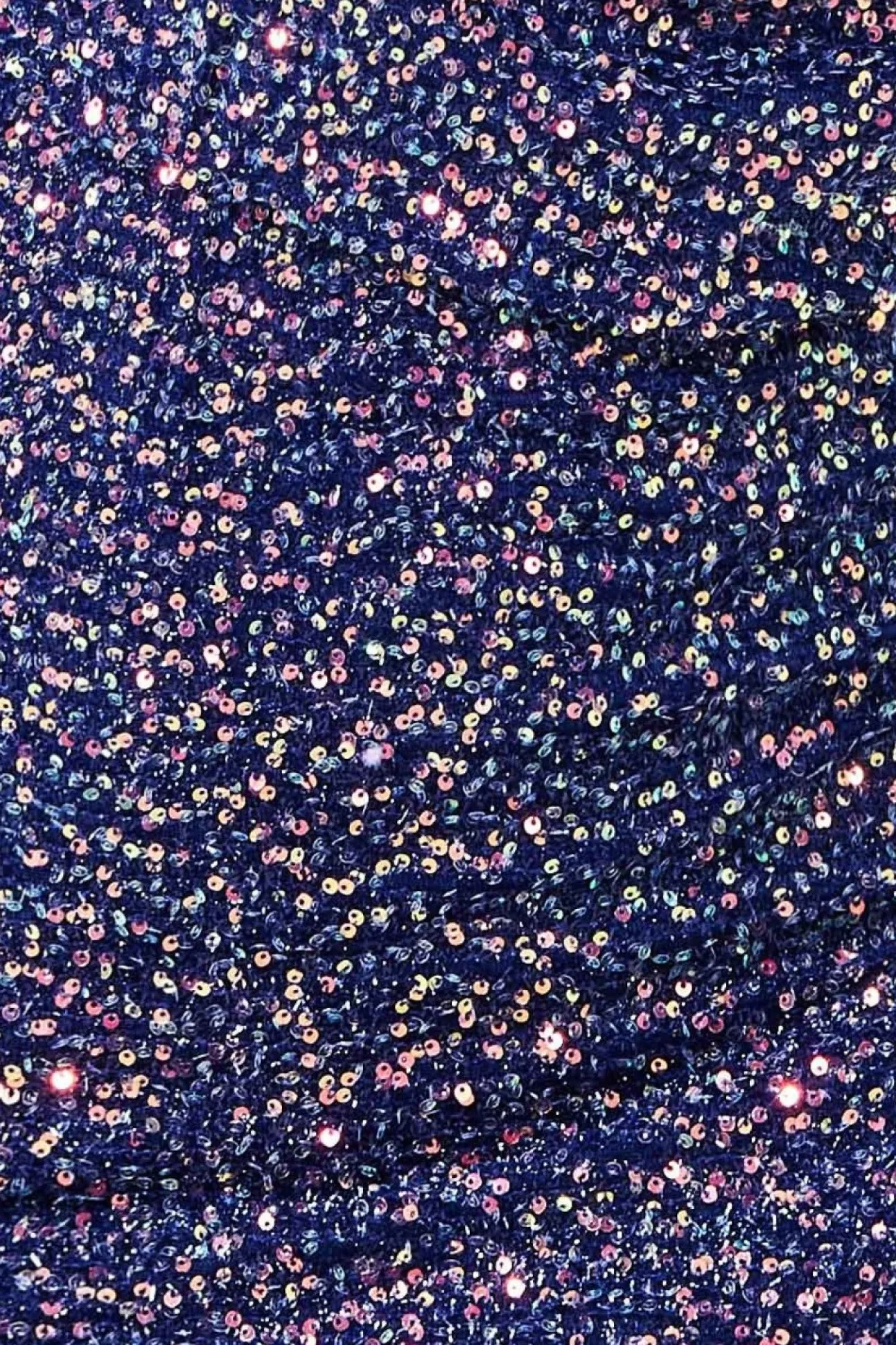 Women * Sequin Cowl Neck Midi Dress - Royal Blue