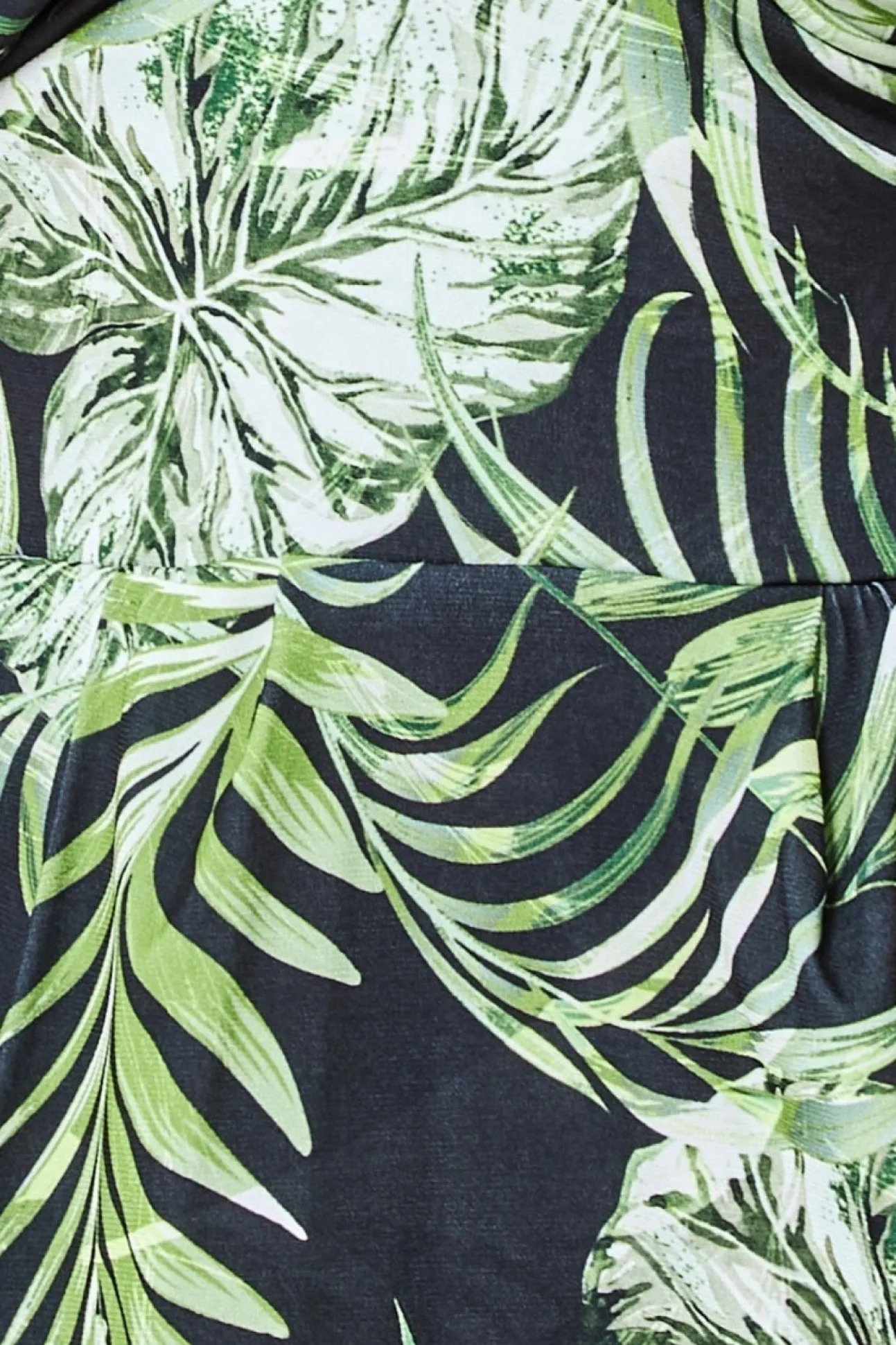 Women * Tropical Print Midi With Batwing Sleeves