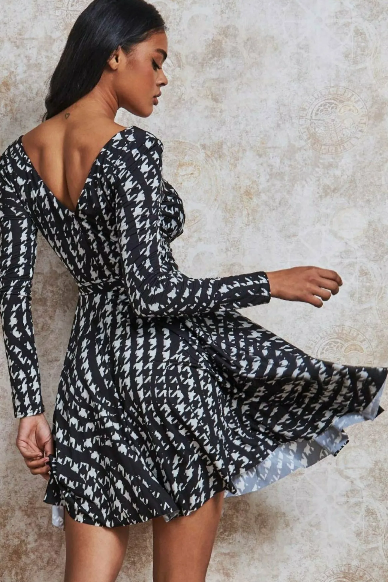 Women * Wrap Style Midi Dress