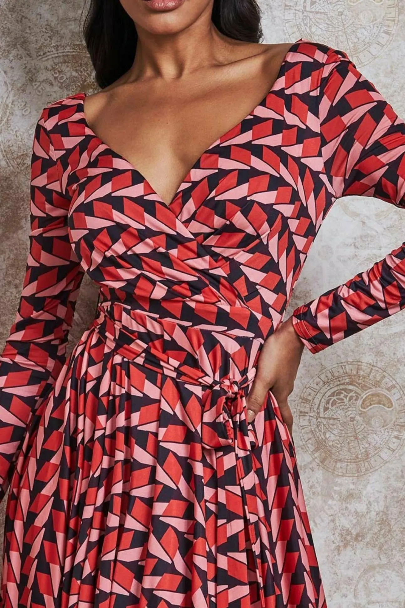 Women * Wrap Style Mini Dress