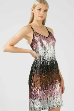 Women Aftershock London Ombre Sequin Midi Dress