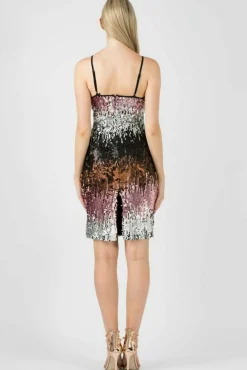 Women Aftershock London Ombre Sequin Midi Dress