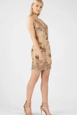 Women Aftershock London Sequin Mesh Cami Dress