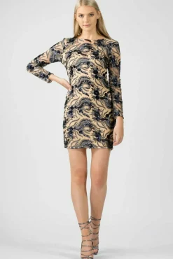 Women Aftershock London Sequin Long Sleeve Bodycon Dress