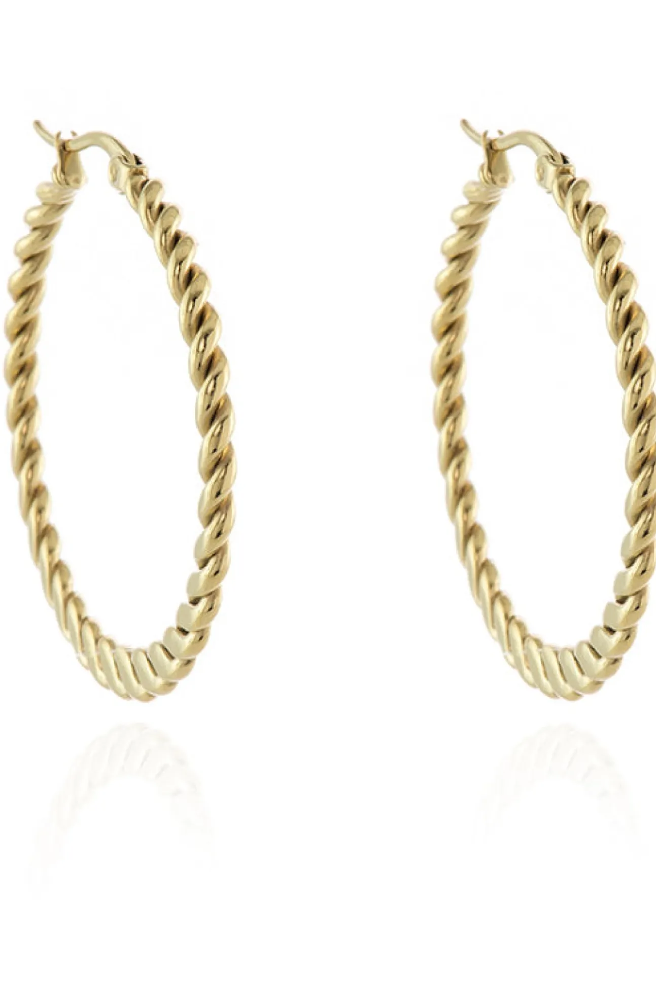 Women Cachet London Cachet Abital Hoop Earrings Plated In