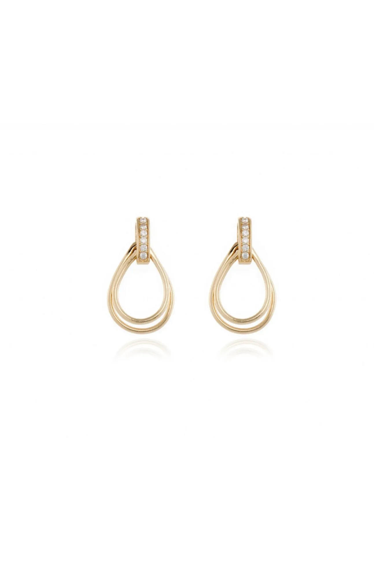 Women Cachet London Cachet Qiao Earrings 18Ct Plated