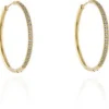 Women Cachet London Cachet Vice Hoop Earrings Plated In