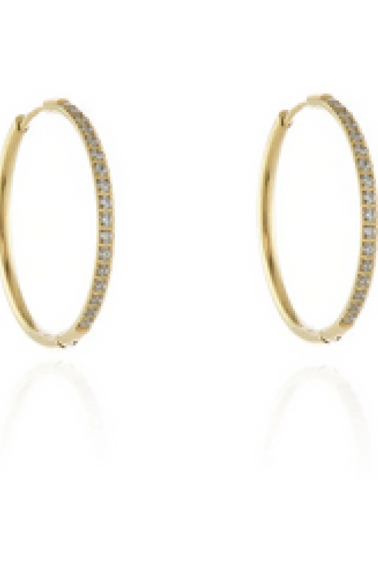 Women Cachet London Cachet Vice Hoop Earrings Plated In