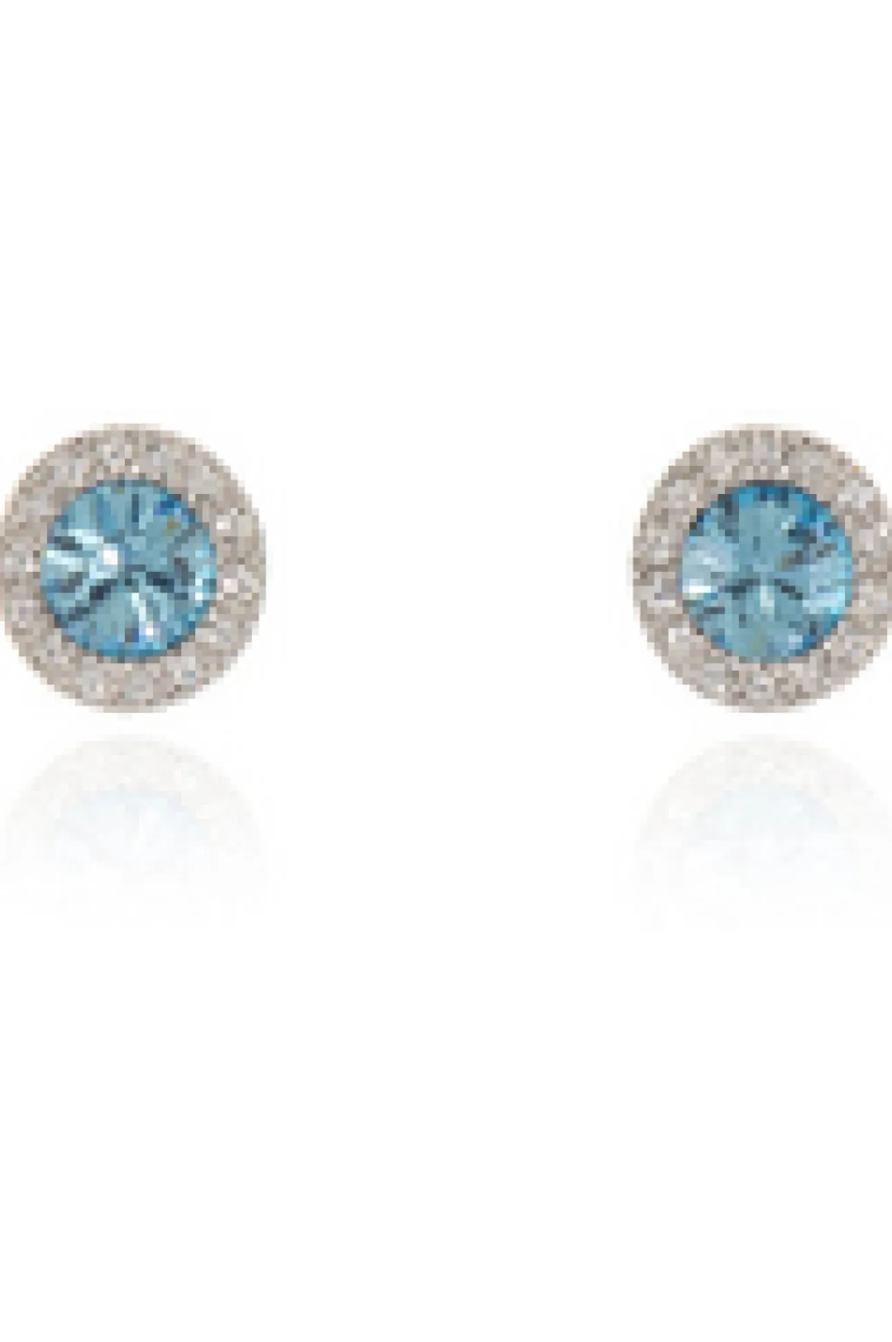 Women Cachet London Chickle Stud Earrings Aquamarine