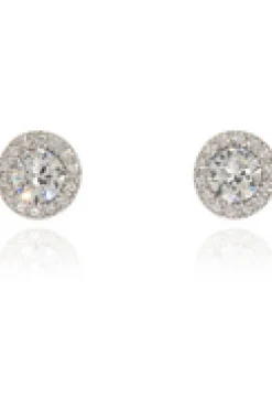 Women Cachet London Chickle Stud Earrings Platinum Plated
