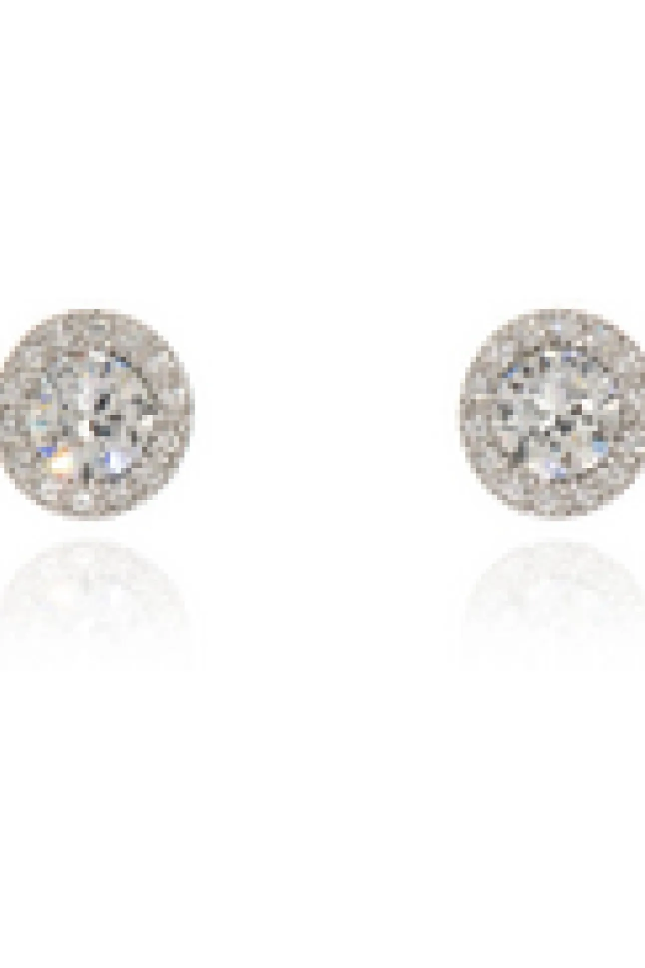 Women Cachet London Chickle Stud Earrings Platinum Plated