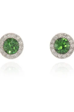 Women Cachet London Chickle Stud Earrings Fern Platinum